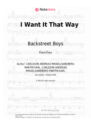 undefined Backstreet Boys - I Want It That Way