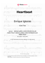 Sheet music, chords Enrique Iglesias, Nicole Scherzinger - Heartbeat