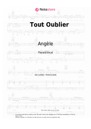 Sheet music, chords Angèle, Roméo Elvis - Tout Oublier