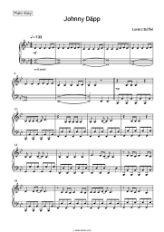 Sheet music, chords Lorenz Büffel - Johnny Däpp