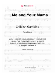 undefined Childish Gambino - Me and Your Mama