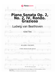 undefined Ludwig van Beethoven - Piano Sonata Op. 2, No. 2, IV. Rondo. Grazioso