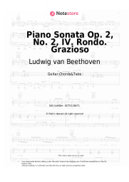 undefined Ludwig van Beethoven - Piano Sonata Op. 2, No. 2, IV. Rondo. Grazioso