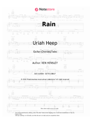 undefined Uriah Heep - Rain