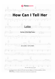 undefined Lobo - How Can I Tell Her
