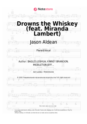 undefined Jason Aldean - Drowns the Whiskey (feat. Miranda Lambert)
