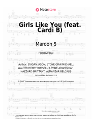 undefined Maroon 5, Cardi B - Girls Like You