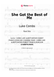undefined Luke Combs - She Got the Best of Me
