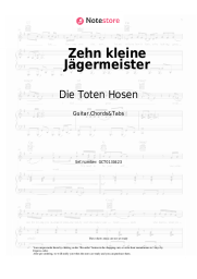 undefined Die Toten Hosen - Zehn kleine Jägermeister