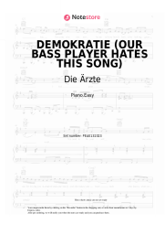 undefined Die Ärzte - DEMOKRATIE (OUR BASS PLAYER HATES THIS SONG)