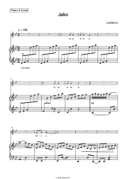 Sheet music, chords Ladaniva - Jako