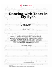 undefined Ultravox - Dancing with Tears in My Eyes