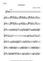 Sheet music, chords Johannes Oerding - Anfassen