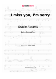 undefined Gracie Abrams - I miss you, I’m sorry