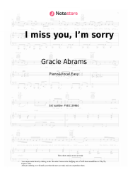 undefined Gracie Abrams - I miss you, I’m sorry