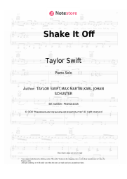 undefined Taylor Swift - Shake It Off
