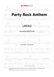 Sheet music, chords LMFAO, GoonRock, Lauren Bennett - Party Rock Anthem