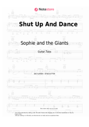 undefined Sophie and the Giants - Shut Up And Dance