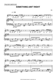 Sheet music, chords XG - SOMETHING AIN'T RIGHT