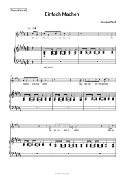 Sheet music, chords Revolverheld - Einfach Machen
