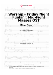 Sheet music, chords Mike Geno - Worship - Friday Night Funkin': Mid-Fight Masses OST