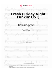 Sheet music, chords Kawai Sprite - Fresh (Friday Night Funkin' OST)