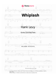 Sheet music, chords Hank Levy, Don Ellis - Whiplash
