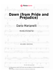 Sheet music, chords Dario Marianelli - Dawn (from Pride and Prejudice)