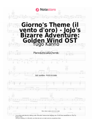 undefined Yugo Kanno - Giorno's Theme (il vento d'oro) - JoJo's Bizarre Adventure: Golden Wind OST