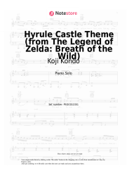 Sheet music, chords Koji Kondo - Hyrule Castle Theme (from The Legend of Zelda)
