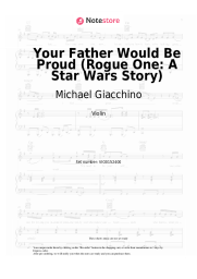 Sheet music, chords Michael Giacchino - Your Father Would Be Proud (Rogue One: A  Story)