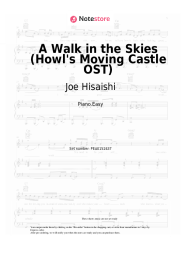 Sheet music, chords Joe Hisaishi - A Walk in the Skies (Howl's Moving Castle OST)