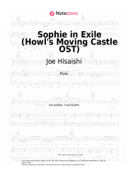 Sheet music, chords Joe Hisaishi - Sophie in Exile (Howl's Moving Castle OST)