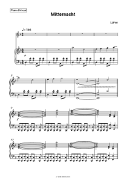 Sheet music, chords LaFee - Mitternacht