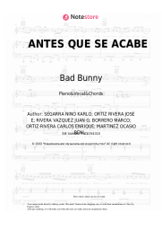 undefined Bad Bunny - ANTES QUE SE ACABE