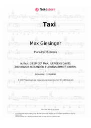 undefined Max Giesinger - Taxi