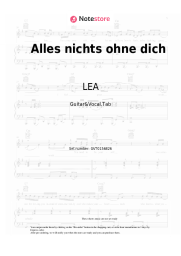 undefined LEA - Alles nichts ohne dich