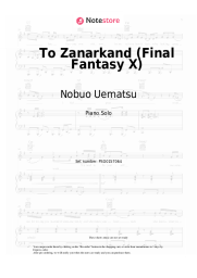 undefined Nobuo Uematsu - To Zanarkand (Final Fantasy X)