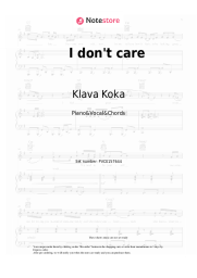undefined Klava Koka, nkeeei - I don't care