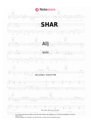 Sheet music, chords Allj, Eighteen - SHAR