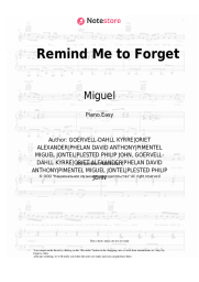 undefined Miguel, Kygo - Remind Me to Forget
