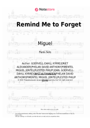 undefined Miguel, Kygo - Remind Me to Forget