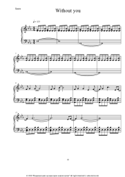 Sheet music, chords David Guetta, Usher - Without You