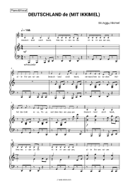 Sheet music, chords Ski Aggu, Ikkimel - DEUTSCHLAND de (MIT IKKIMEL) 