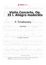 undefined P. Tchaikovsky - Violin Concerto, Op. 35 I. Allegro moderato