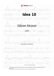 Sheet music, chords Gibran Alcocer - Idea 10