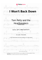 undefined Tom Petty and the Heartbreakers - I Won't Back Down