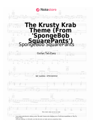 Sheet music, chords SpongeBob SquarePants - The Krusty Krab Theme (From 'SpongeBob SquarePants')