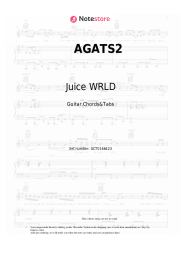 Sheet music, chords Juice WRLD, Nicki Minaj - AGATS2