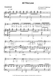 Sheet music, chords JP Cooper - All This Love